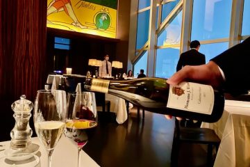 Dining at the New York Grill of the Park Hyatt Tokyo during Covid