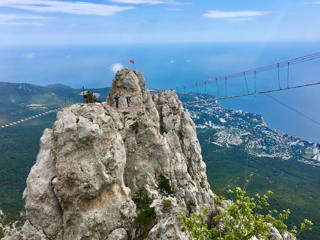 Climbing Ai Petri in the Crimea
