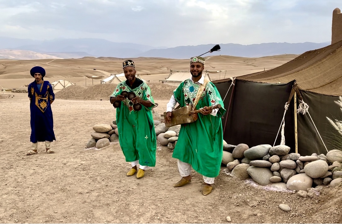 Dinner at Inara Camp in the Agafay Desert