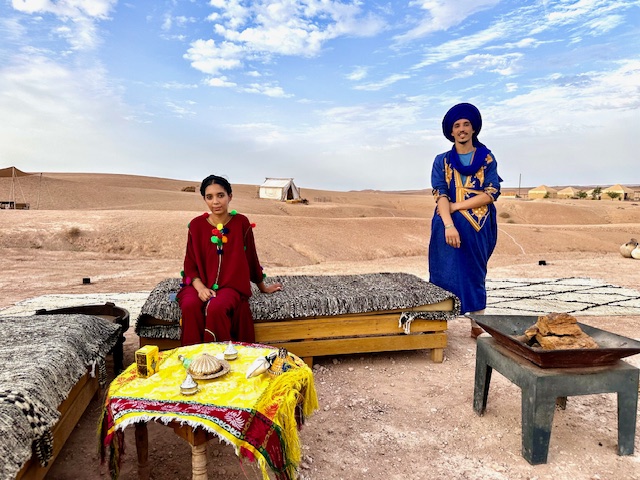 Dinner at Inara Camp in the Agafay Desert