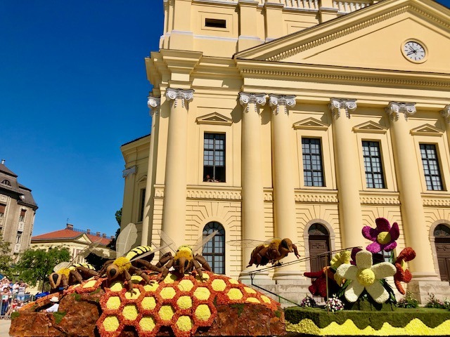 The most colourful festival in Hungary is the Debrecen Flower Festival
